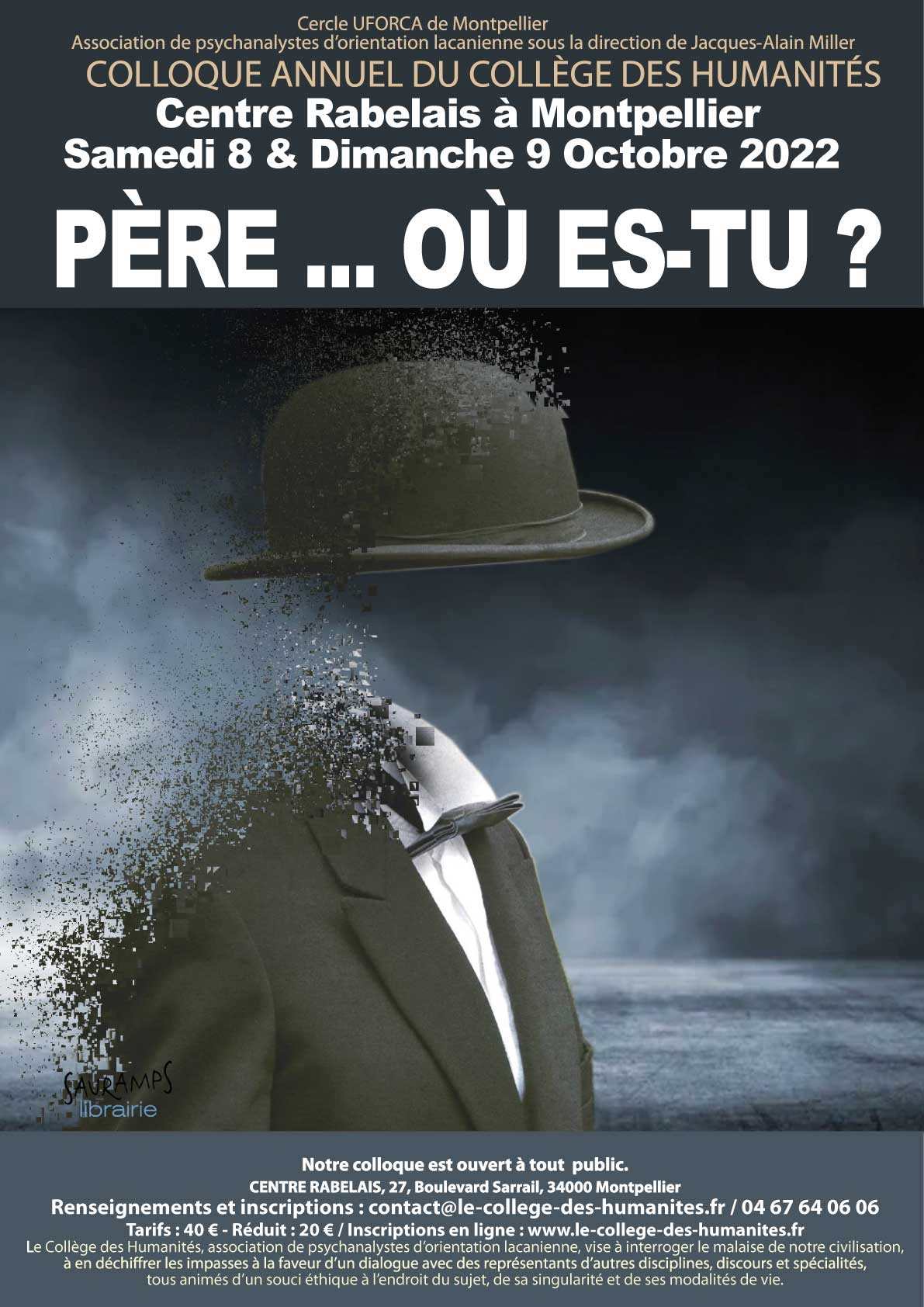 Colloque  du collège des humanités du 8 & 9 Octobre 2022